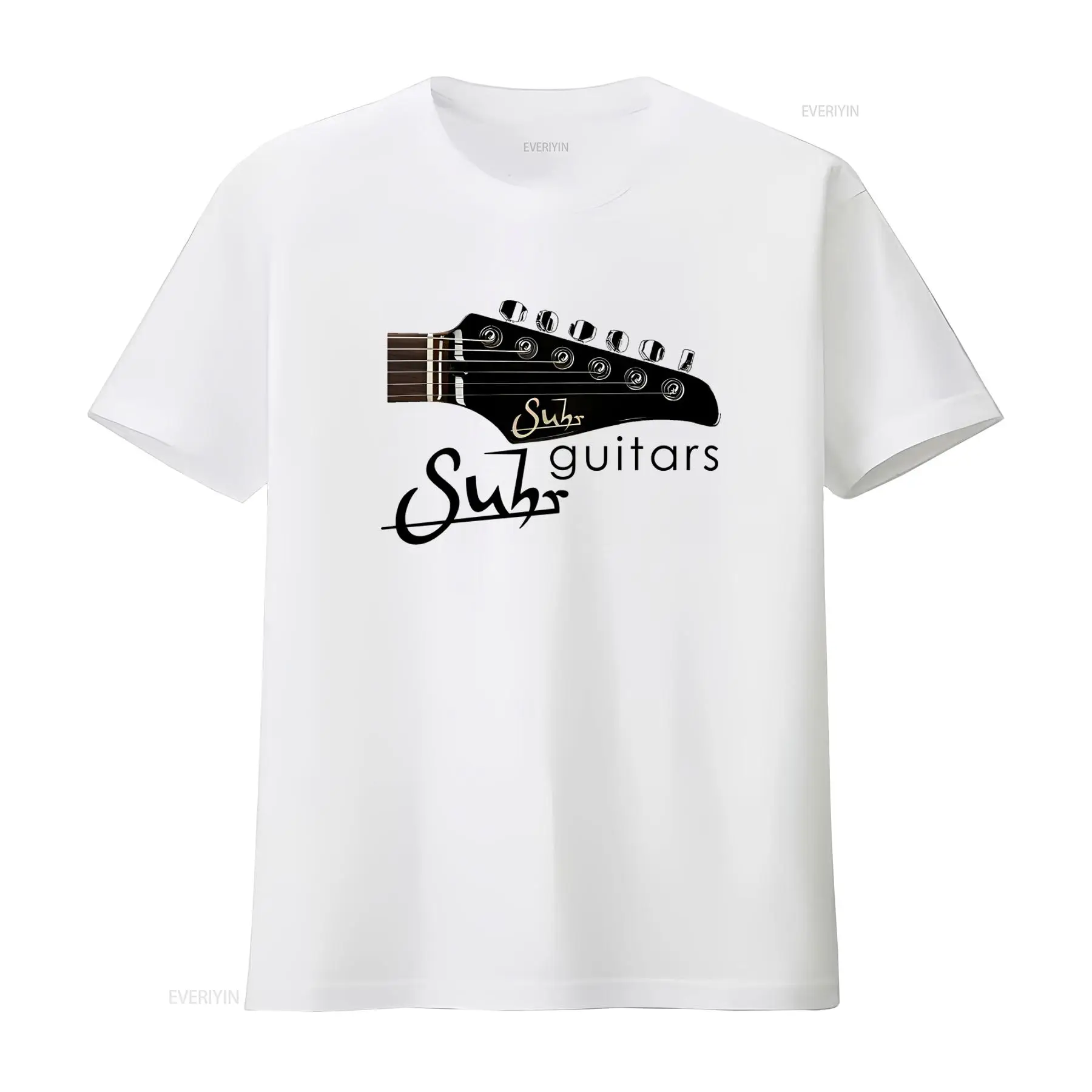 Vintage Fashion Logos - Suhr Guitars Logo-Print-T-Shirt für Rockmusikliebhaber, lässige