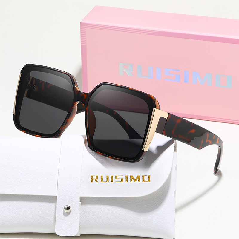Vintage Fashion Brands - RUISIMO Quadratische Gradienten Sonnenbrille Frauen Männer