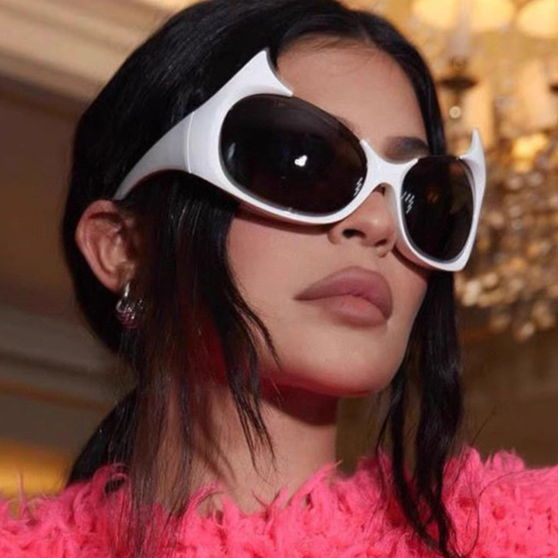 Vintage Fashion Brands - Sexy Y2K Cat-Eye-Sonnenbrille für Damen, Vintage-Luxusmarken-Design,