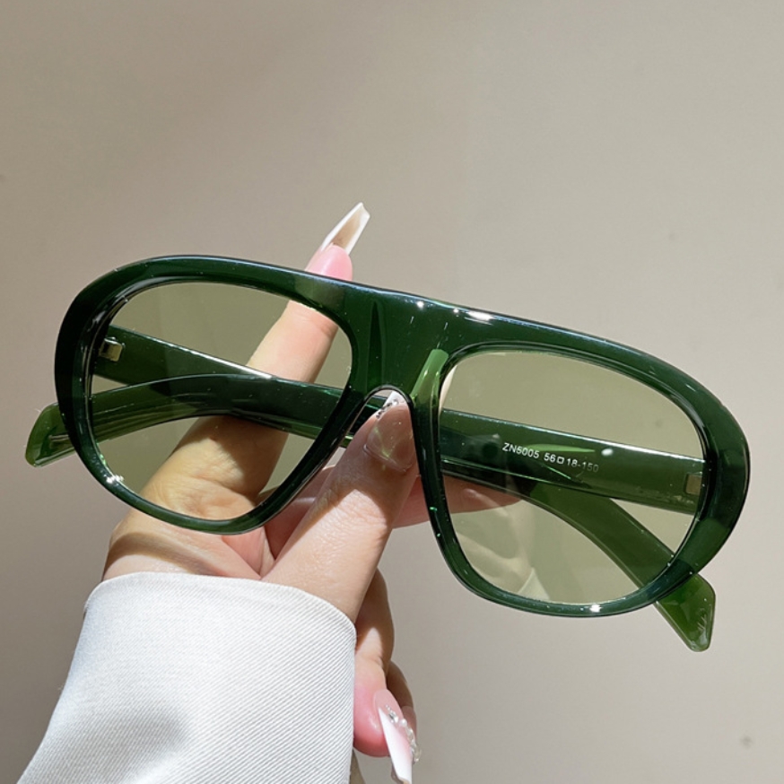 Vintage Fashion Brands - Neue Übergroße Piloten-Sonnenbrille für Damen und