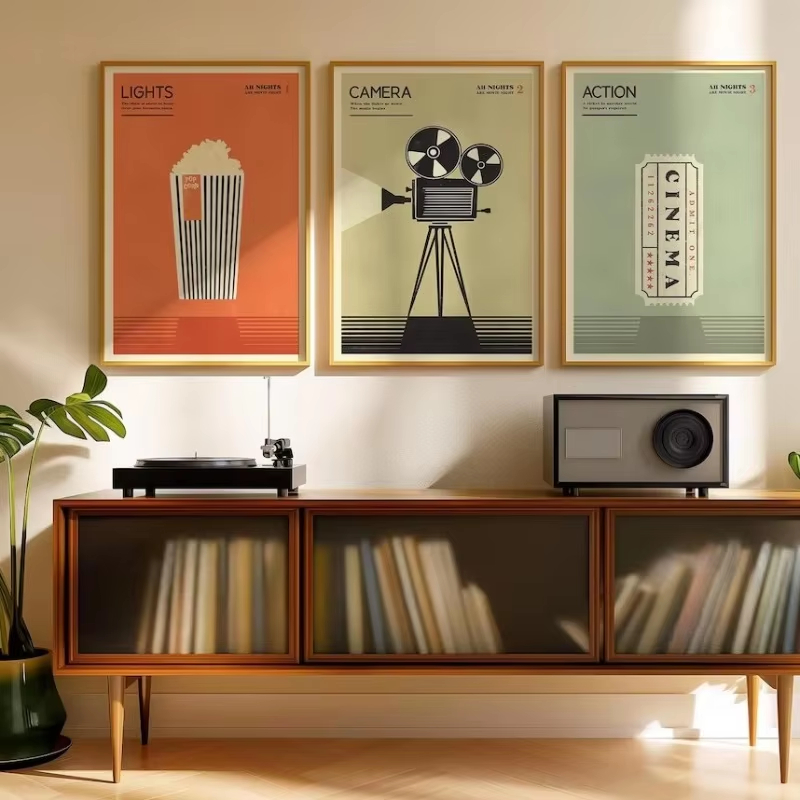 Retro-Mittelalterliches Pop-Mu – Vintage Fashion Posters Bewertung und Preis