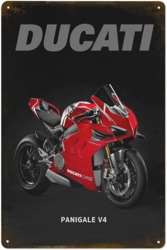 Panigale V4 Motorrad Metall-Bl – Vintage Fashion Posters Bewertung und Preis