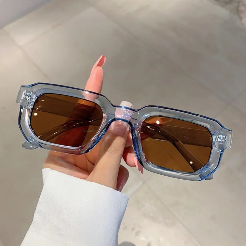 Vintage Rechteckige Sonnenbril – Vintage Fashion Brands Bewertung und Preis