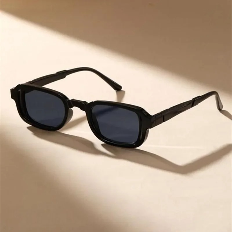 Luxuriöse Rechteckige Sonnenbr – Vintage Fashion Brands Bewertung und Preis