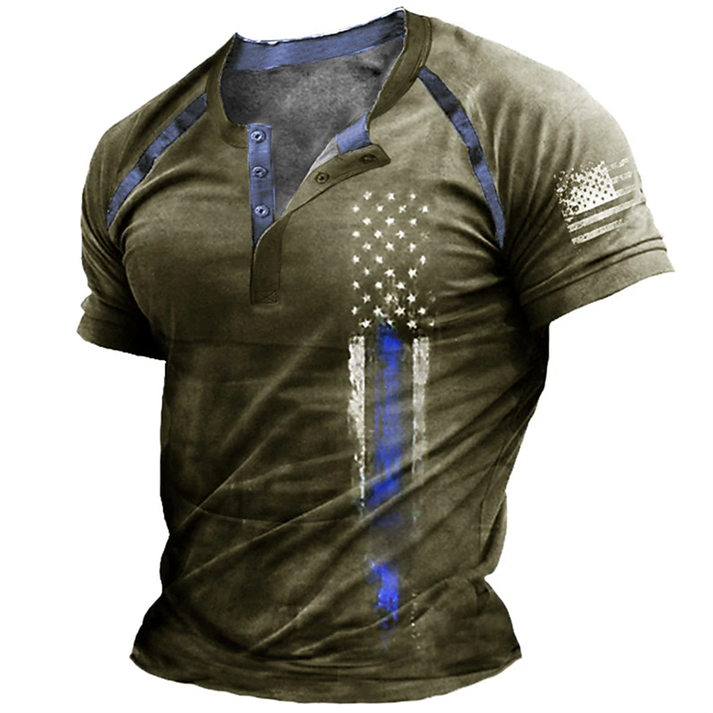 Lustiges 3D-amerikanische-Flag – Vintage Fashion Mens Bewertung und Preis