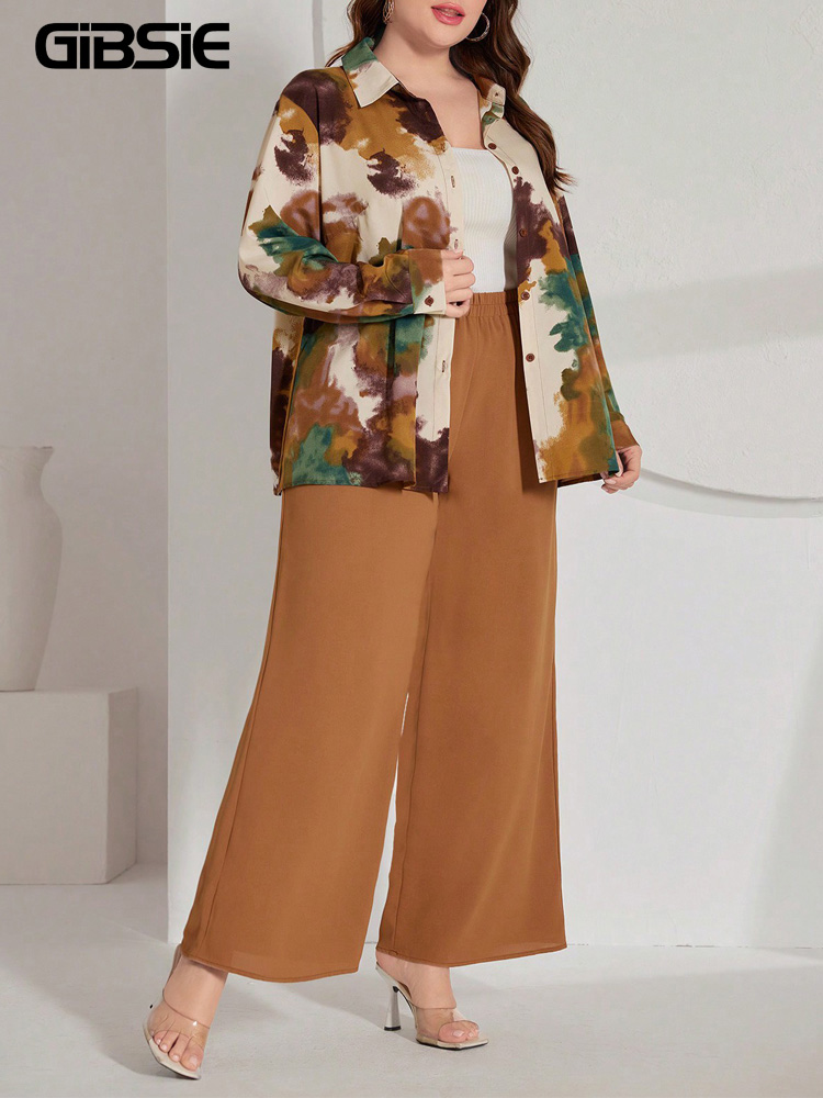 GIBSIE Übergrößen-Hosensets fü – Tie Dye Shirt Vintage Bewertung und Preis