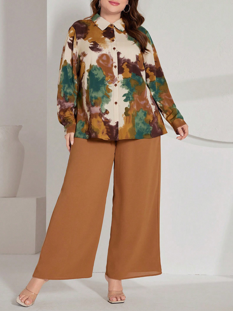 GIBSIE Übergrößen-Hosensets fü – Tie Dye Shirt Vintage Bewertung und Preis