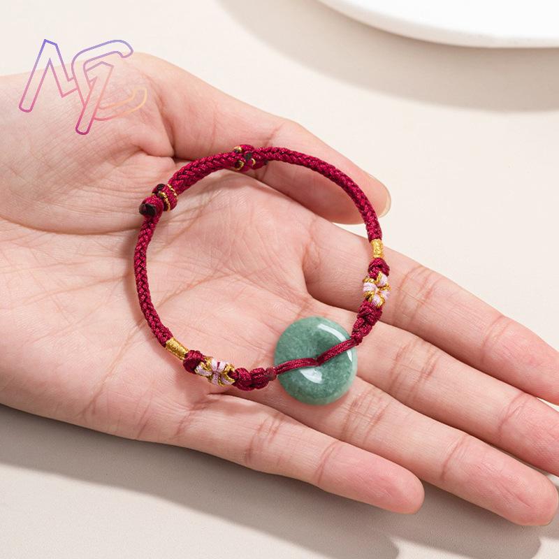 Grünes Myanmar Jadeit Donut Ar – Vintage Fashion Nova Bewertung und Preis