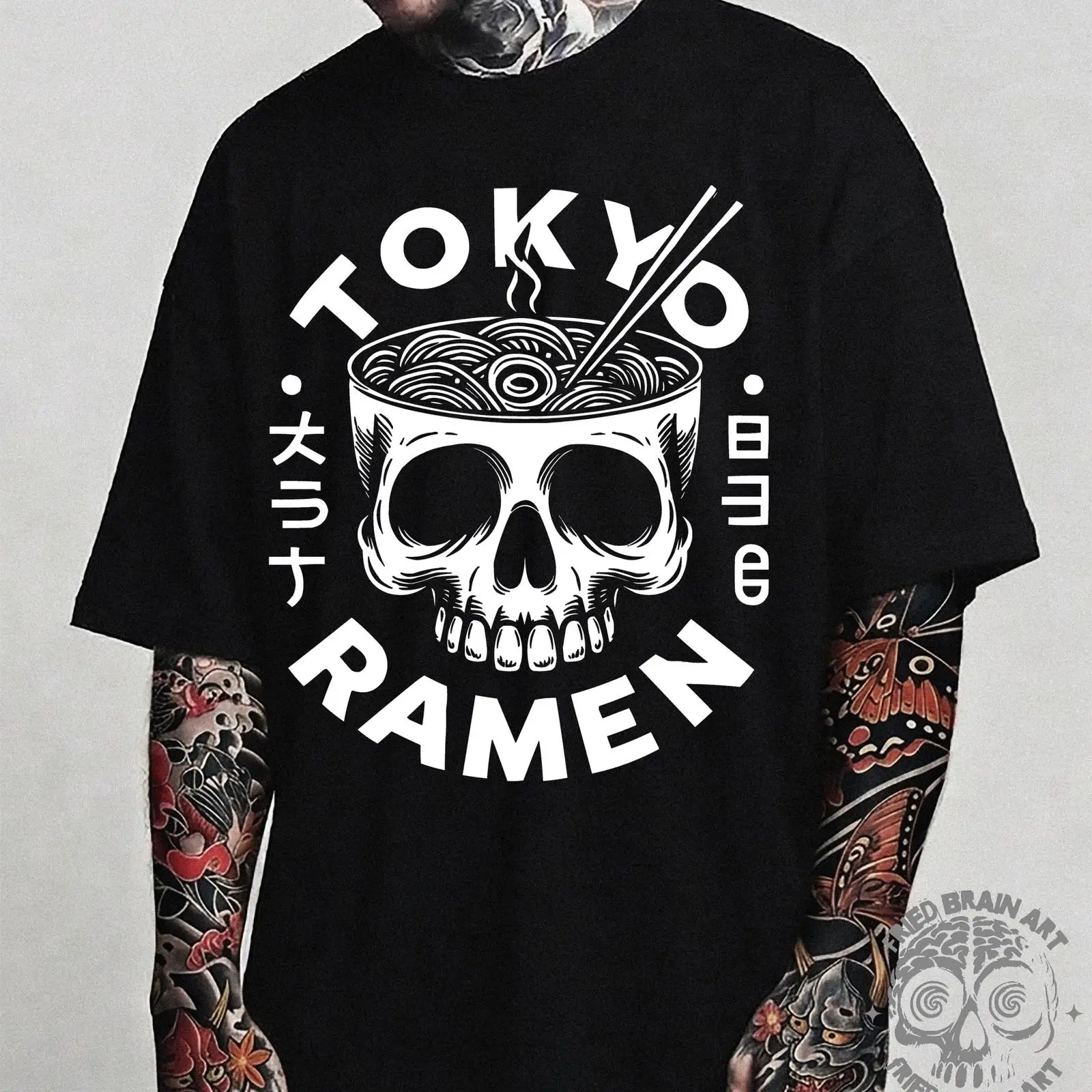 Tokyo Skull Ramen T-Shirt, jap – Vintage Fashion In Tokyo Bewertung und Preis