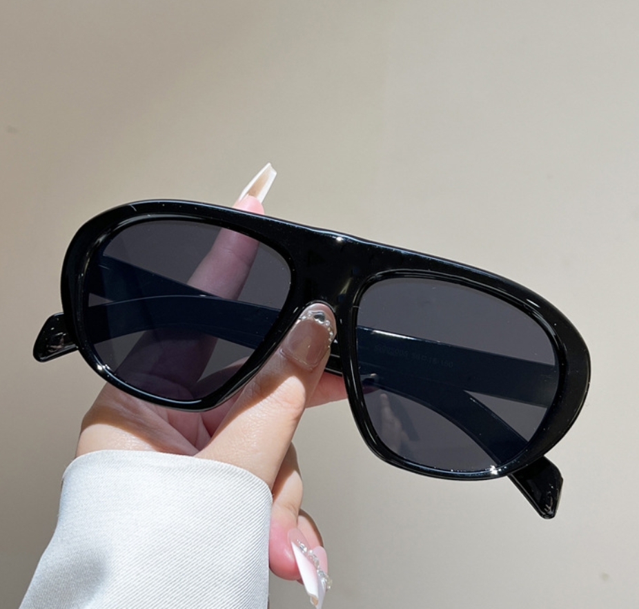 Neue Übergroße Piloten-Sonnenb – Vintage Fashion Brands Bewertung und Preis